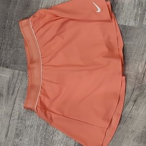 NWT Nike coral tennis skirt M long